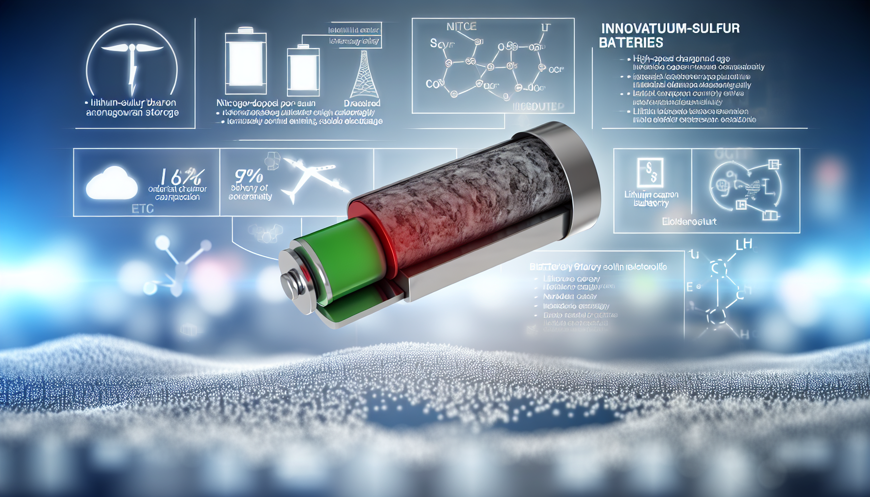 Lithium-sulfur battery advancements promise faster charging and longer life
